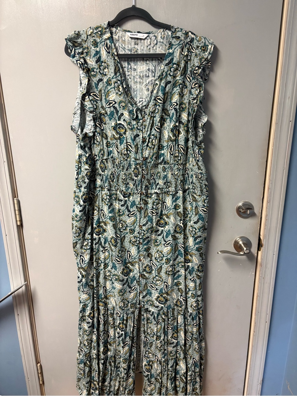 Sonoma size 1X casual maxi dress